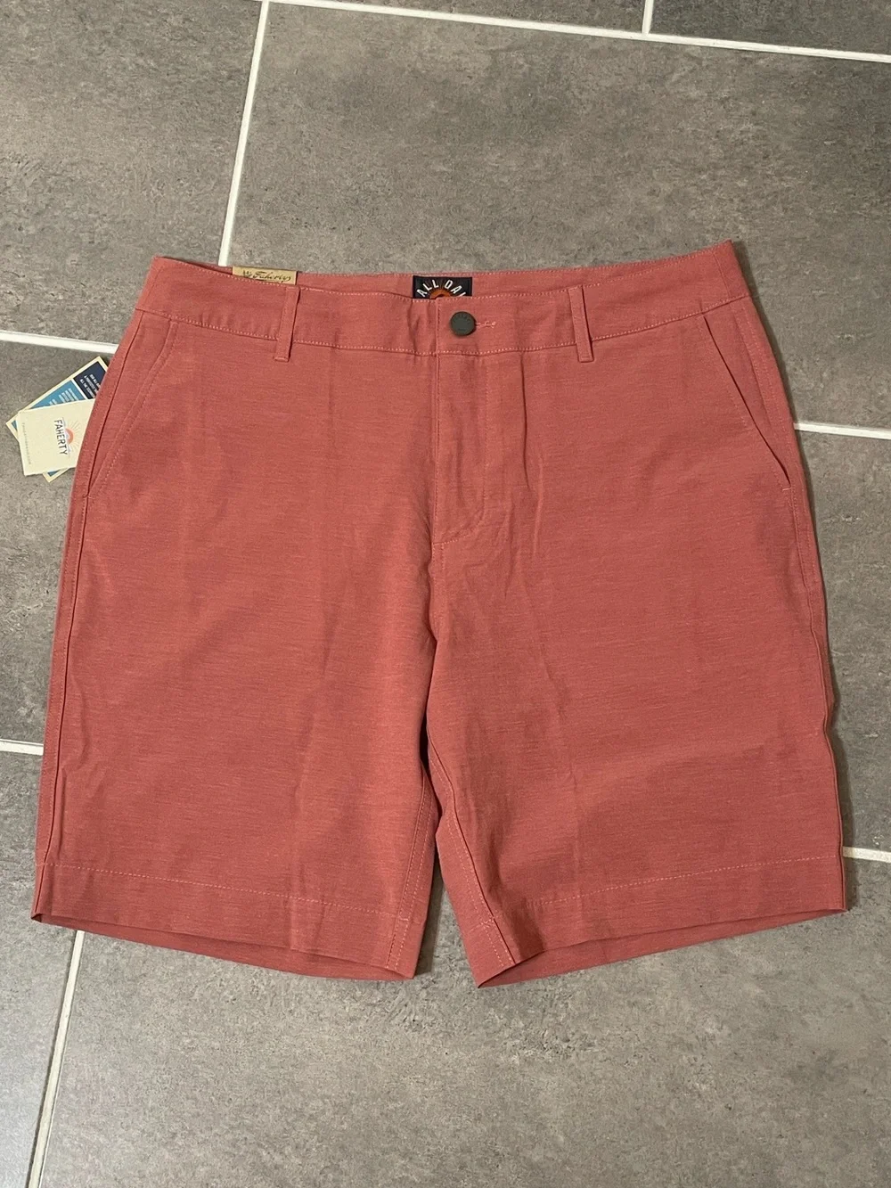 Faherty Belt Loop All Day 9” short size 34